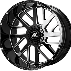 8x180 Axe AX2.0 24x14 Black Milled