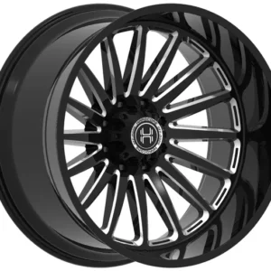 6x5.5/135 Hardcore HC105 22x10 Black Milled