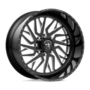 8x170 American Force Nova SS 22x12 Black Milled