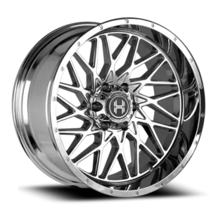 6x5.5 Hardcore HC22 22x12 Chrome
