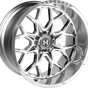 8x6.5 Hardcore HC104 20x10 Chrome