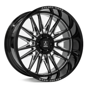 8x170 Axe Echo 20x10 Gloss Black Milled